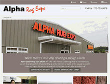 Tablet Screenshot of alpharug.com